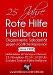 25 Jahre Rote Hilfe Heilbronn! Vortrag & Jubiläumsfeier