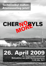 Weiterlesen: Tschernobyl mahnt: Atomausstieg sofort!